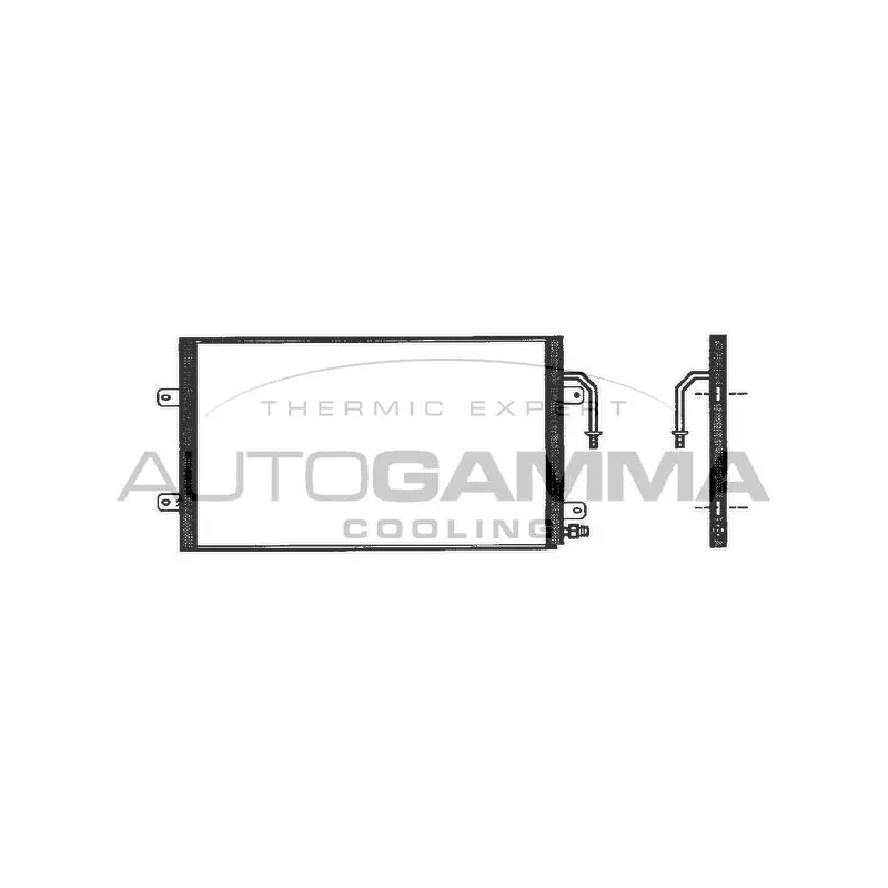 Condenseur, climatisation AUTOGAMMA 101746