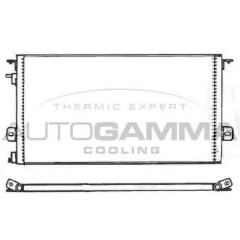 Condenseur, climatisation AUTOGAMMA 101747