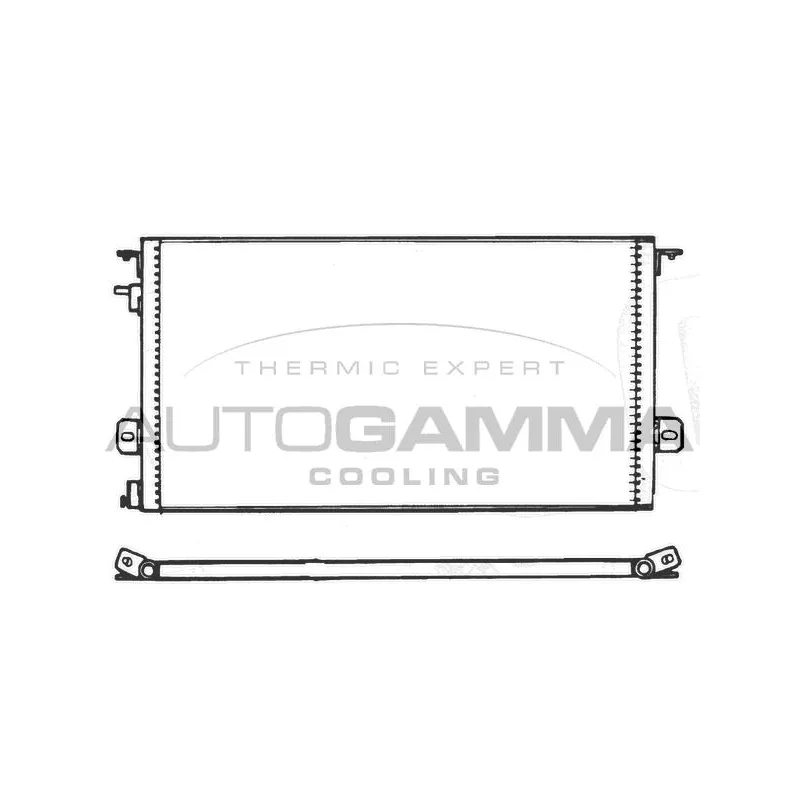 Condenseur, climatisation AUTOGAMMA 101747