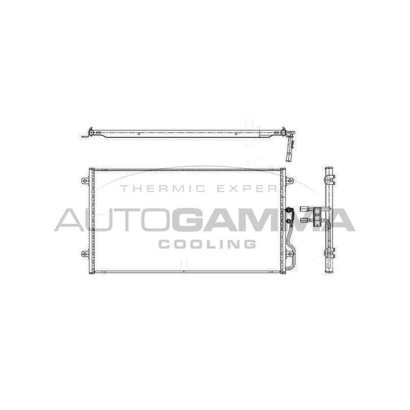 Condenseur, climatisation AUTOGAMMA 101748