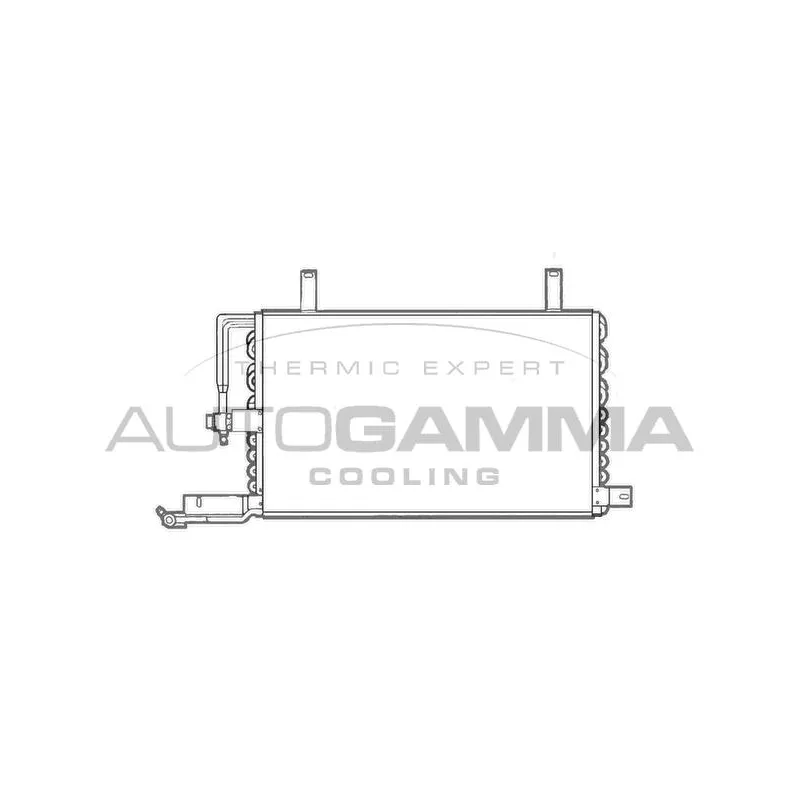 Condenseur, climatisation AUTOGAMMA 101749