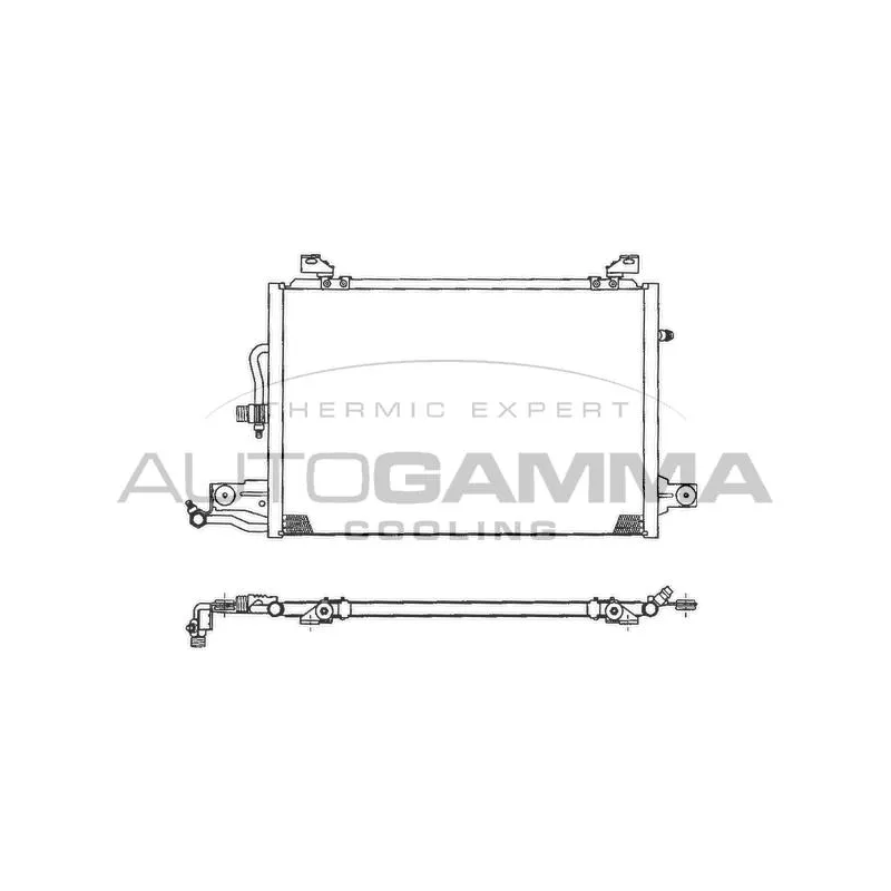 Condenseur, climatisation AUTOGAMMA 101750