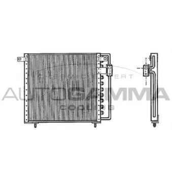 Condenseur, climatisation AUTOGAMMA 101753