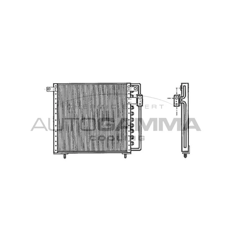 Condenseur, climatisation AUTOGAMMA 101753