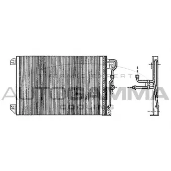 Condenseur, climatisation AUTOGAMMA 101754