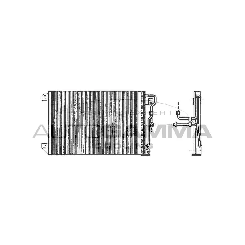 Condenseur, climatisation AUTOGAMMA 101754