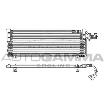Condenseur, climatisation AUTOGAMMA 101756
