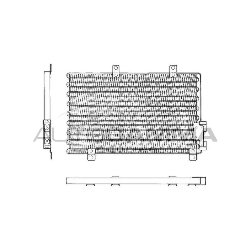 Condenseur, climatisation AUTOGAMMA 101762