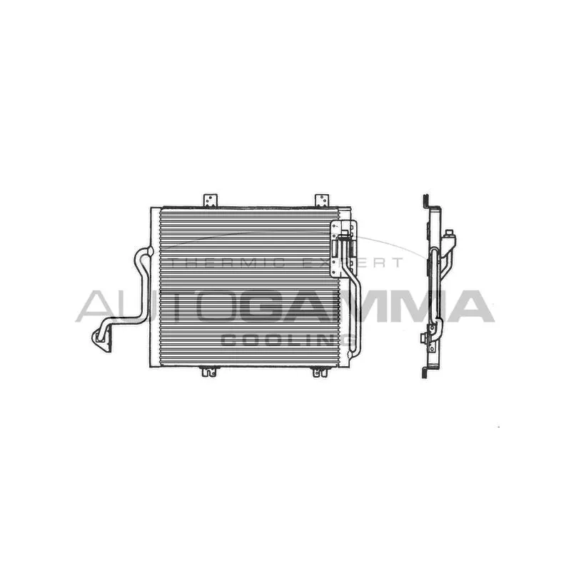 Condenseur, climatisation AUTOGAMMA 101789