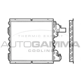 Condenseur, climatisation AUTOGAMMA 101790