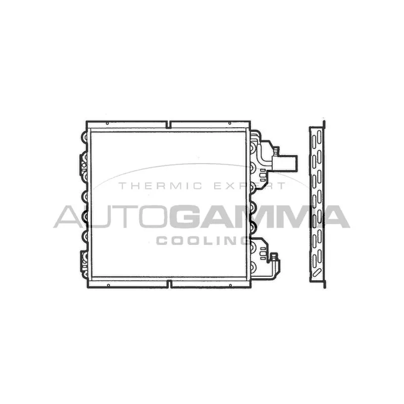 Condenseur, climatisation AUTOGAMMA 101790