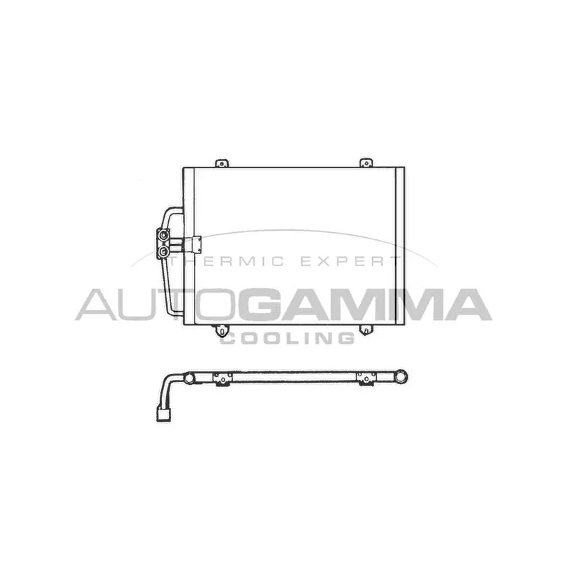 Condenseur, climatisation AUTOGAMMA 101792