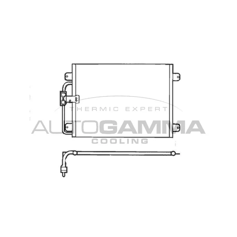 Condenseur, climatisation AUTOGAMMA 101793