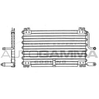 Condenseur, climatisation AUTOGAMMA 101794