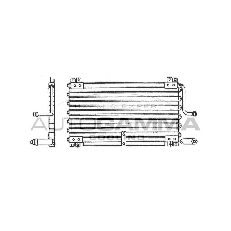 Condenseur, climatisation AUTOGAMMA 101794