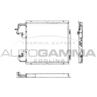 Condenseur, climatisation AUTOGAMMA 101800