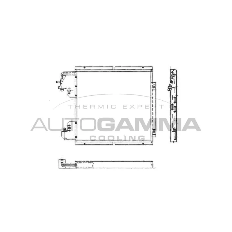 Condenseur, climatisation AUTOGAMMA 101800