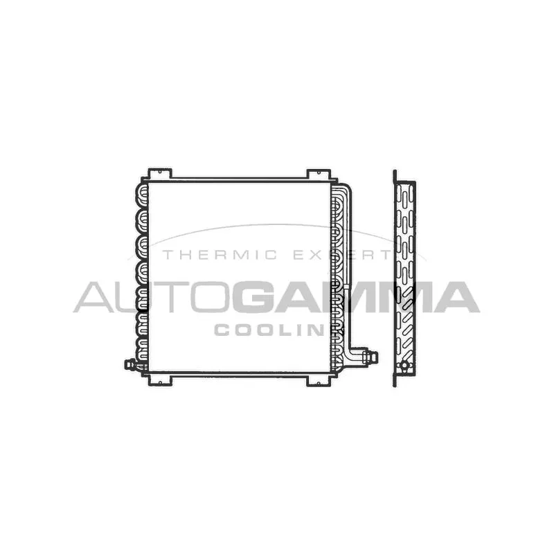 Condenseur, climatisation AUTOGAMMA 101801