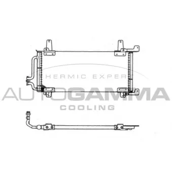 Condenseur, climatisation AUTOGAMMA 101802
