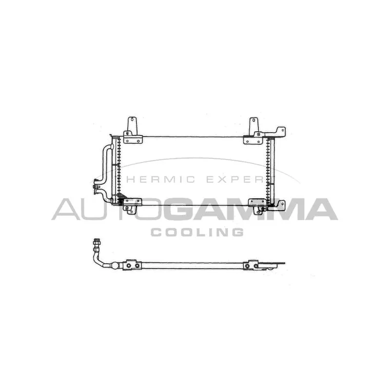Condenseur, climatisation AUTOGAMMA 101802