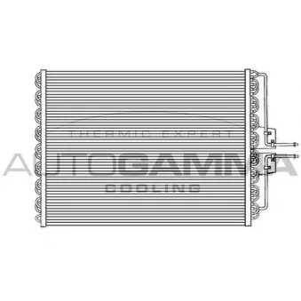 Condenseur, climatisation AUTOGAMMA 101805