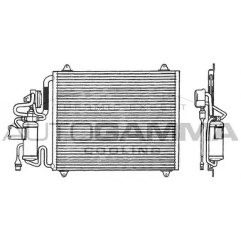 Condenseur, climatisation AUTOGAMMA