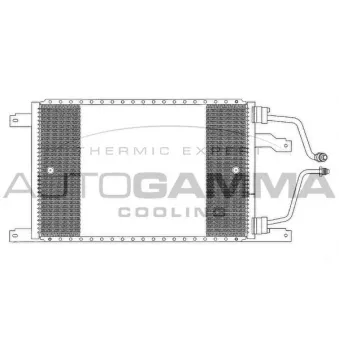 Condenseur, climatisation AUTOGAMMA 101807