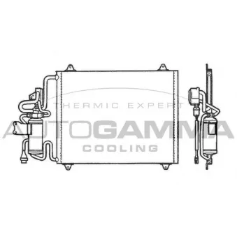 Condenseur, climatisation AUTOGAMMA 101808