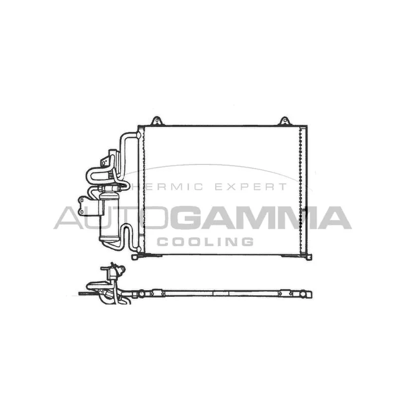 Condenseur, climatisation AUTOGAMMA 101809
