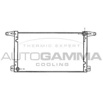 Condenseur, climatisation AUTOGAMMA 101814