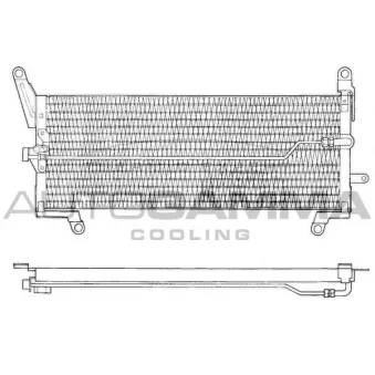 Condenseur, climatisation AUTOGAMMA 101815