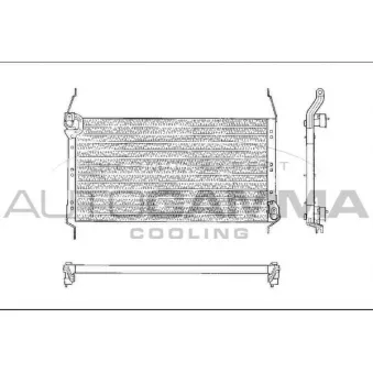 Condenseur, climatisation AUTOGAMMA 101819