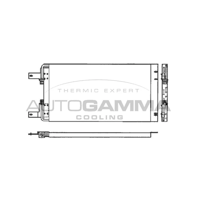 Condenseur, climatisation AUTOGAMMA 101825