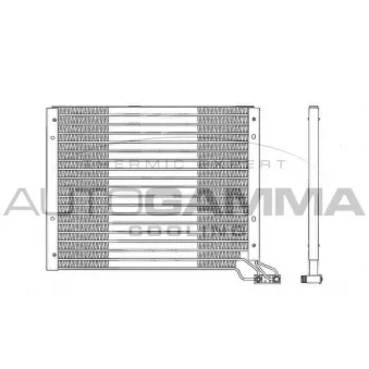 Condenseur, climatisation AUTOGAMMA 101826