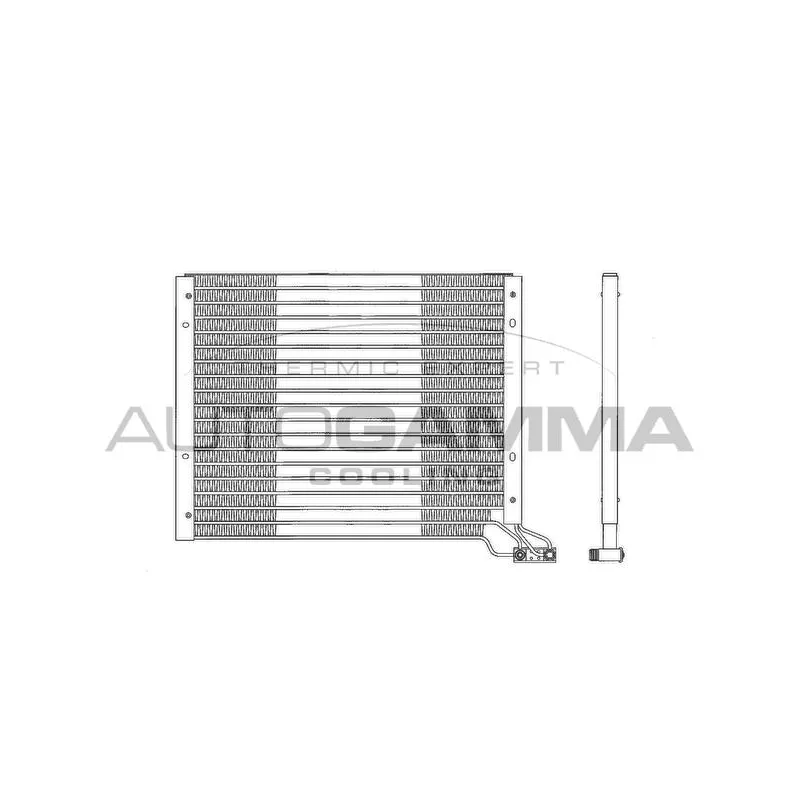 Condenseur, climatisation AUTOGAMMA 101826