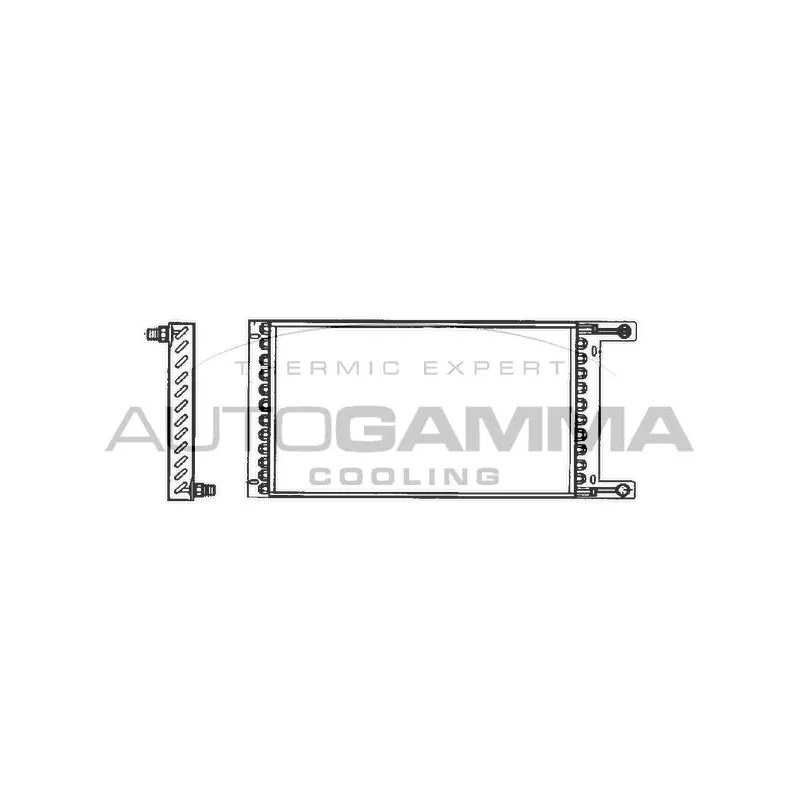 Condenseur, climatisation AUTOGAMMA 101828