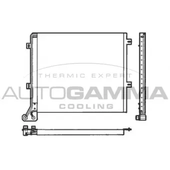 Condenseur, climatisation AUTOGAMMA 101829