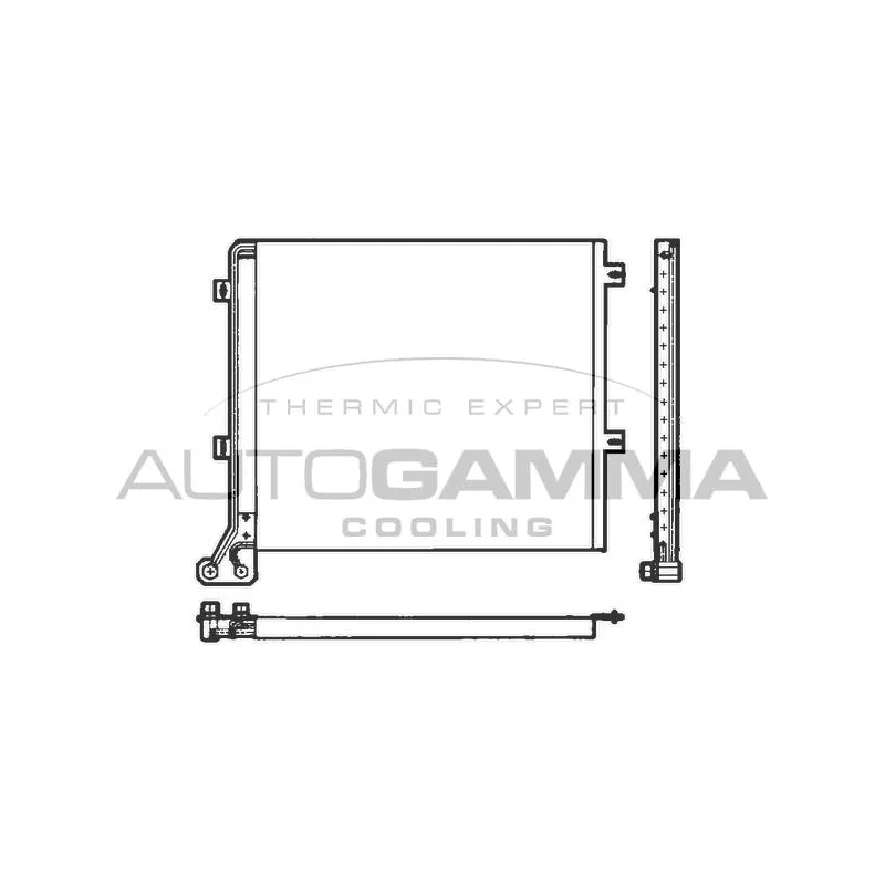 Condenseur, climatisation AUTOGAMMA 101829