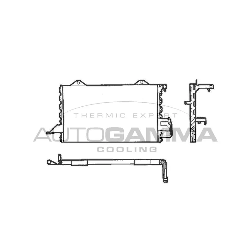 Condenseur, climatisation AUTOGAMMA 101831