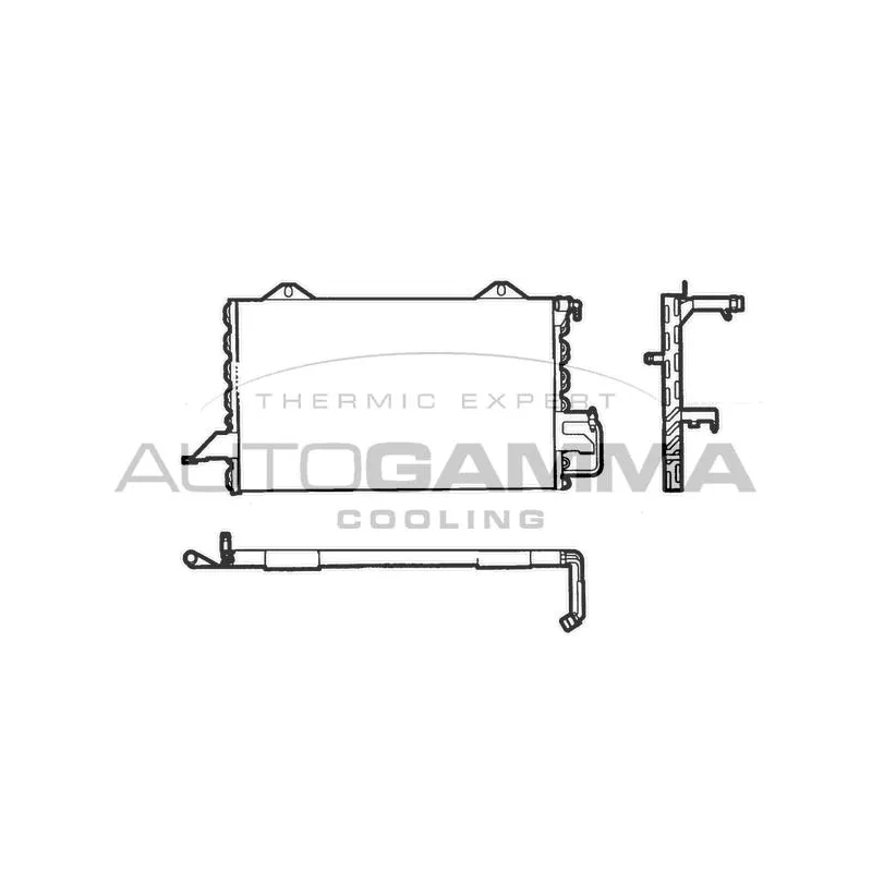Condenseur, climatisation AUTOGAMMA 101832