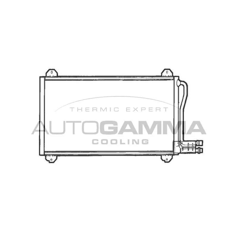 Condenseur, climatisation AUTOGAMMA 101834