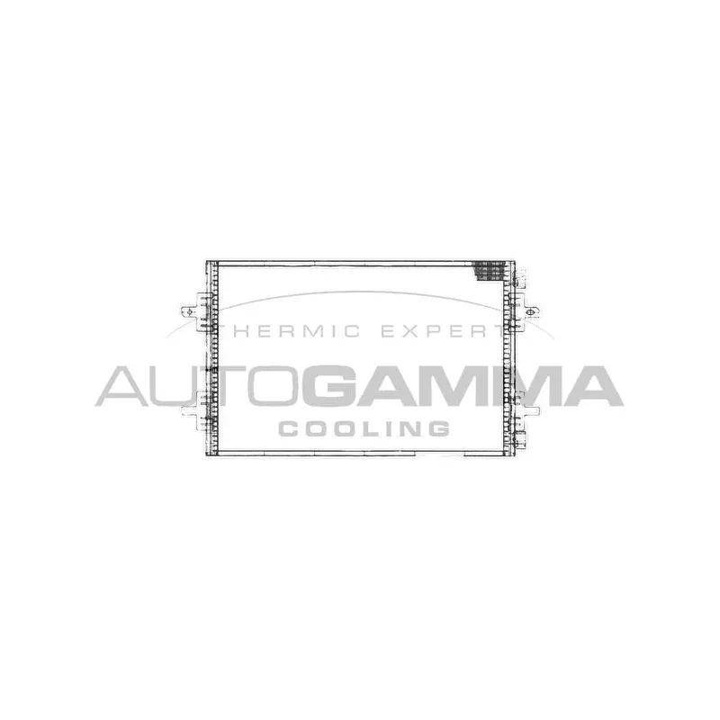 Condenseur, climatisation AUTOGAMMA 101841