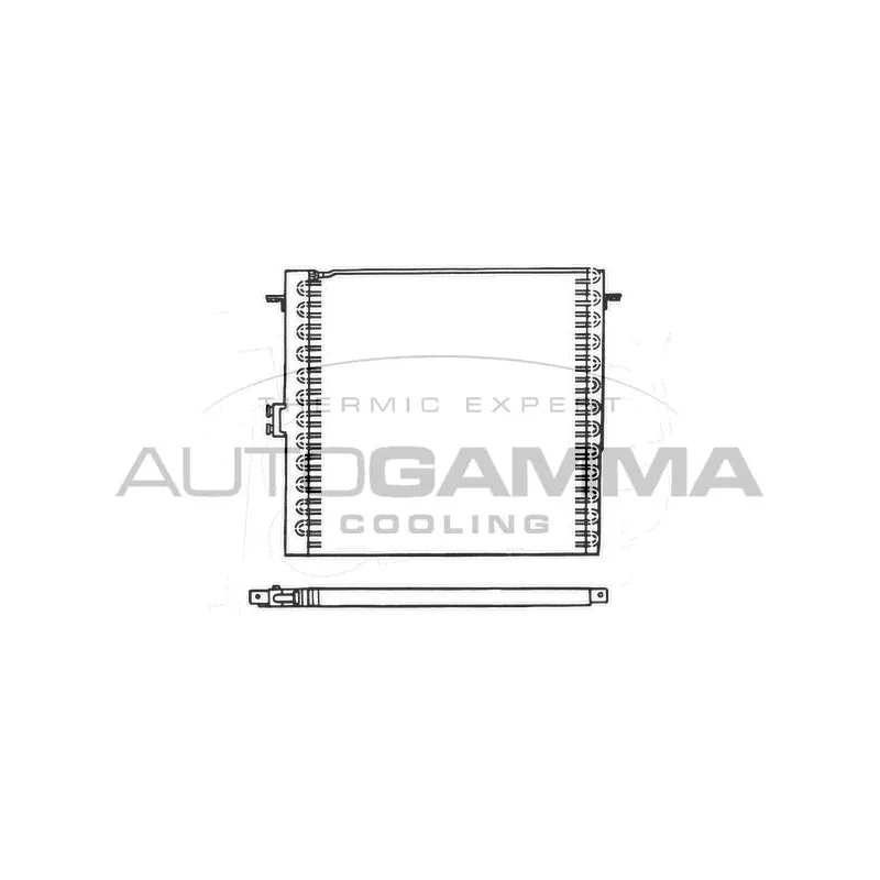 Condenseur, climatisation AUTOGAMMA 101845