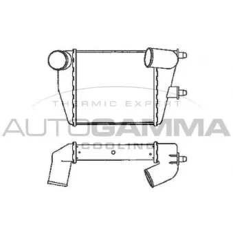Intercooler, échangeur AUTOGAMMA 101849