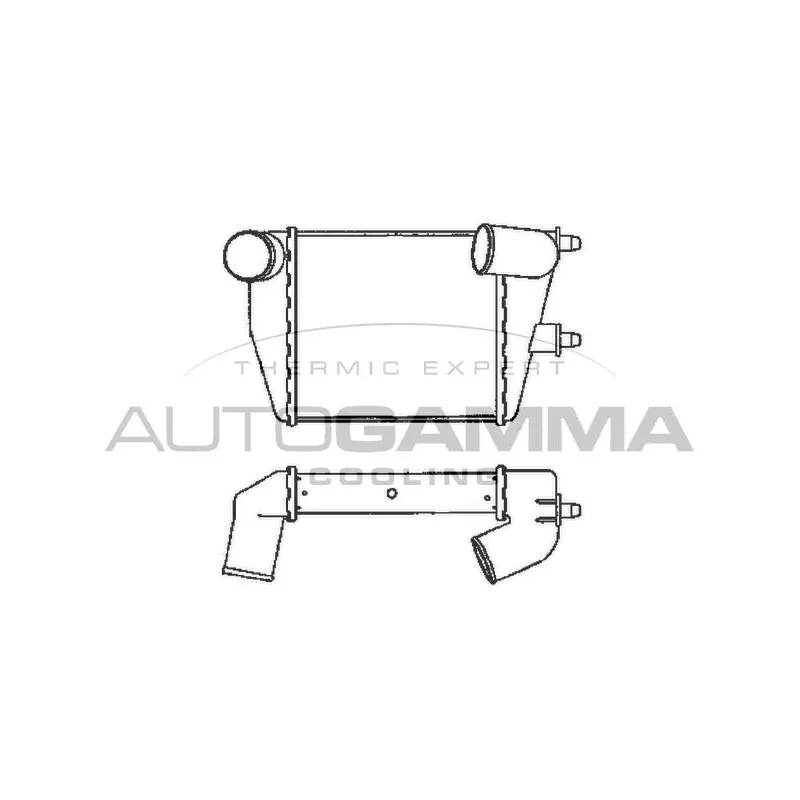 Intercooler, échangeur AUTOGAMMA 101849
