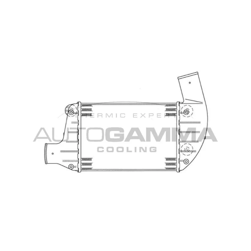 Intercooler, échangeur AUTOGAMMA 101853