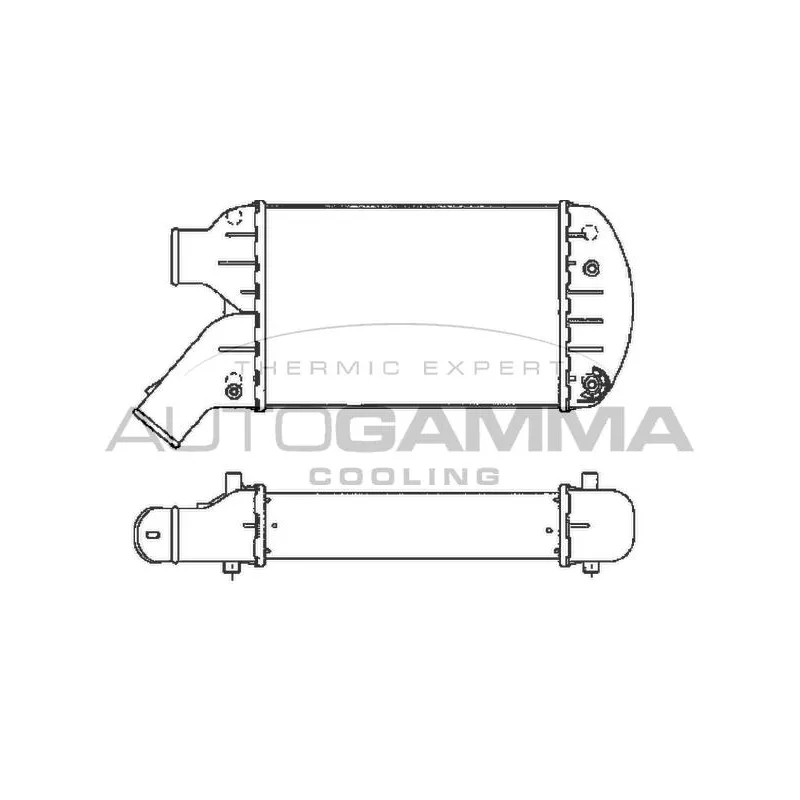 Intercooler, échangeur AUTOGAMMA 101854