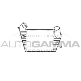 Intercooler, échangeur AUTOGAMMA 101856