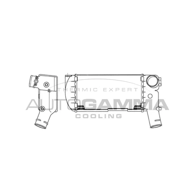 Intercooler, échangeur AUTOGAMMA 101860
