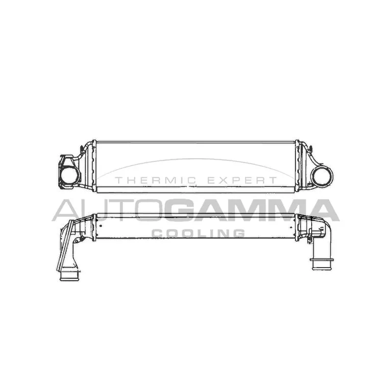 Intercooler, échangeur AUTOGAMMA 101882